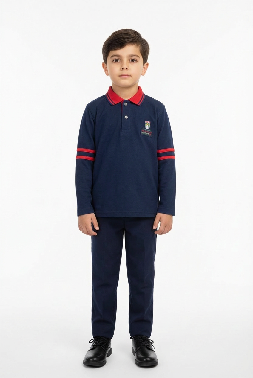 Official Educators School Boys Pre-School Polo Shirt - Premium Uniform